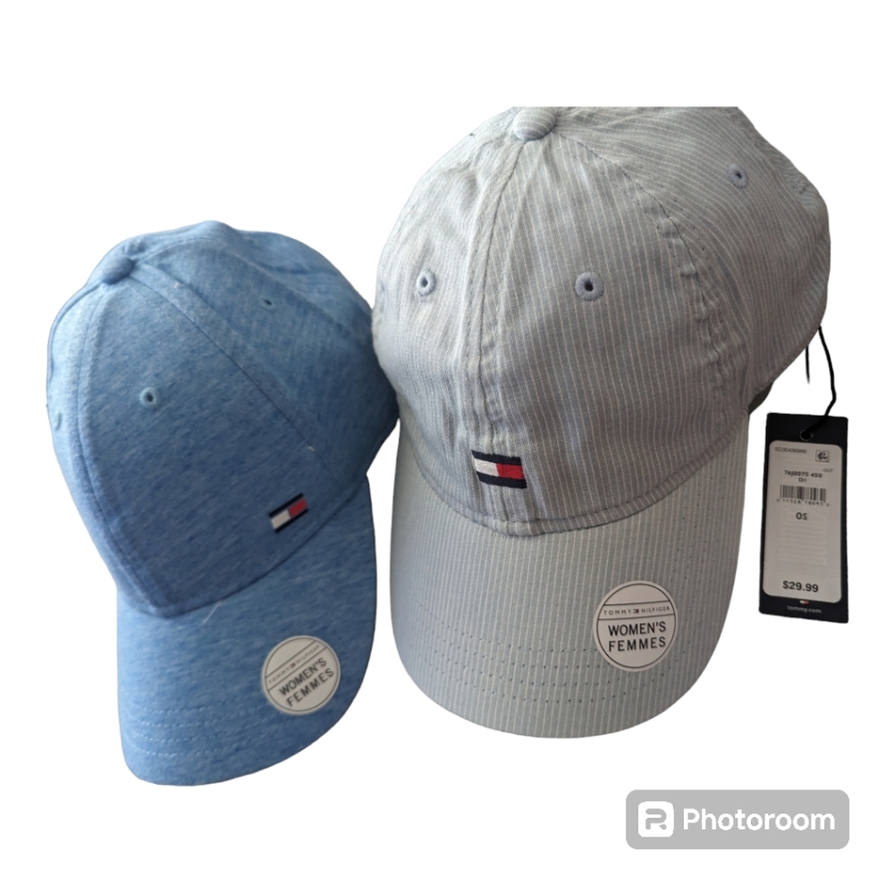 2 x30.Tommy Hilfiger classic embroidered tommy flag logo signature hat baseball